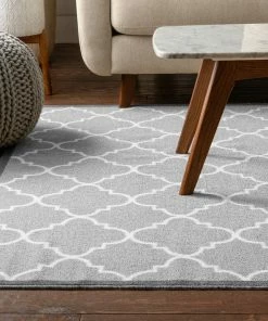 Well Woven Brooklyn Trellis Grey Modern Non Slip Washable Rug Machine Washable 31 Well Woven Brooklyn Trellis Grey Modern Non Slip Washable Rug Machine Washable