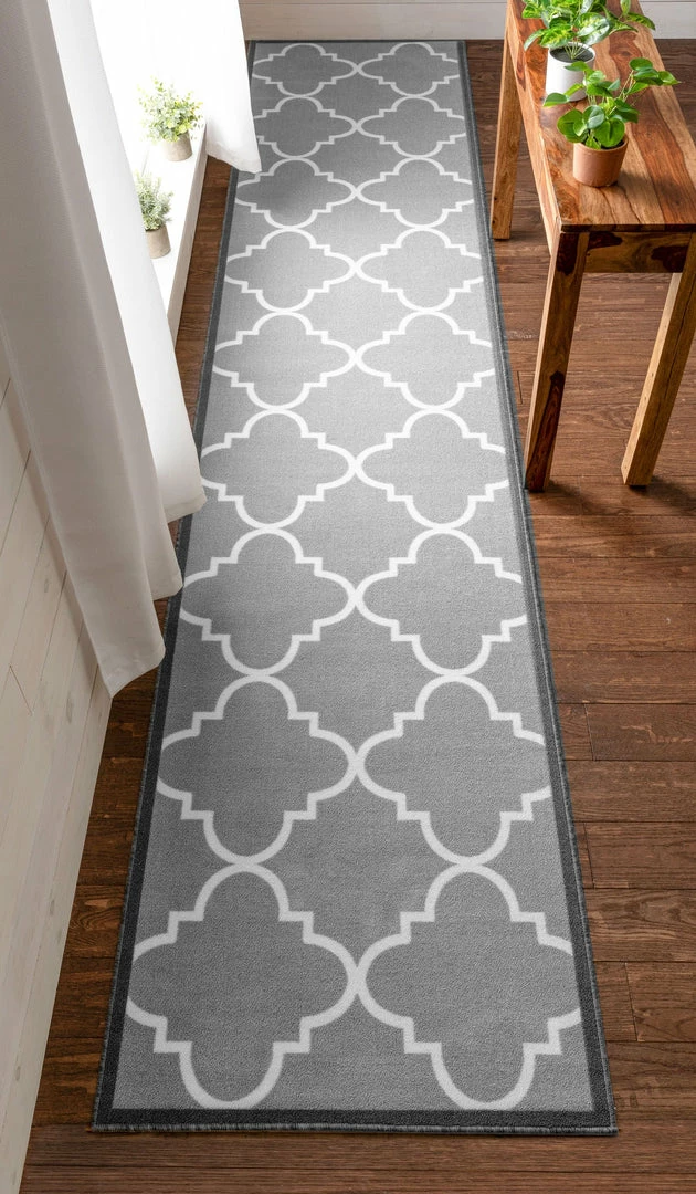 Well Woven Brooklyn Trellis Grey Modern Non Slip Washable Rug Machine Washable 6 Well Woven Brooklyn Trellis Grey Modern Non Slip Washable Rug Machine Washable