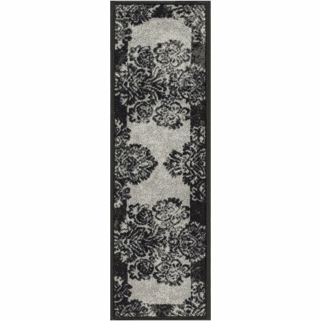 Well Woven Greek Key Modern Grey Non Slip 9" X 31" Stair Tread (Set Of 7) 1 Well Woven Greek Key Modern Grey Non Slip 9" X 31" Stair Tread (Set Of 7)