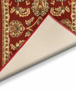 Well Woven Tabriz Custom Size Runner Traditional Red Select Your Width X Choose Your Length Machine Washable Hallway Runner Rug