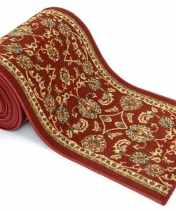 Well Woven Tabriz Custom Size Runner Traditional Red Select Your Width X Choose Your Length Machine Washable Hallway Runner Rug 7 Well Woven Tabriz Custom Size Runner Traditional Red Select Your Width X Choose Your Length Machine Washable Hallway Runner Rug