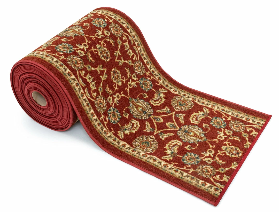 Well Woven Tabriz Custom Size Runner Traditional Red Select Your Width X Choose Your Length Machine Washable Hallway Runner Rug 3 Well Woven Tabriz Custom Size Runner Traditional Red Select Your Width X Choose Your Length Machine Washable Hallway Runner Rug