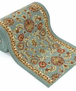 Well Woven Tabriz Custom Size Runner Traditional Blue 22 Inch Wide X Choose Your Length Machine Washable Hallway Runner Rug 7 Well Woven Tabriz Custom Size Runner Traditional Blue 22 Inch Wide X Choose Your Length Machine Washable Hallway Runner Rug