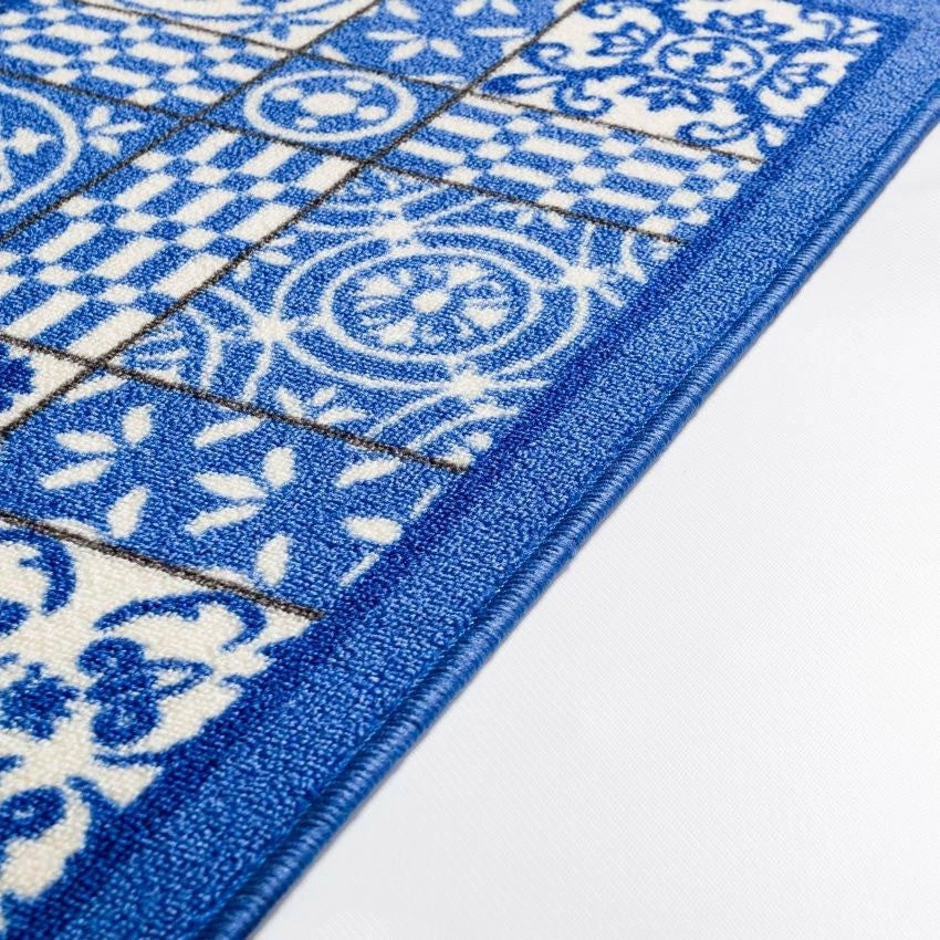 Well Woven Roxbury Blue Modern Non Slip Washable Rug 3'3" X 4'7" 2 Well Woven Roxbury Blue Modern Non Slip Washable Rug 3'3" X 4'7"