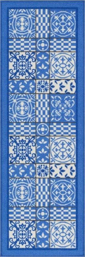 Well Woven Roxbury Blue Modern Non Slip Washable Rug 3'3" X 4'7" 3 Well Woven Roxbury Blue Modern Non Slip Washable Rug 3'3" X 4'7"