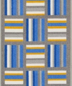 Well Woven Felixtowe Multi Geometric Non Slip Washable Rug 1'8" X 5' 5 Well Woven Felixtowe Multi Geometric Non Slip Washable Rug 1'8