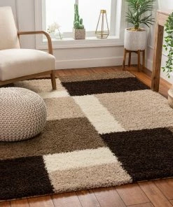 Well Woven Cubes Beige Brown Modern Geo Rug Geometric 13 Well Woven Cubes Beige Brown Modern Geo Rug Geometric