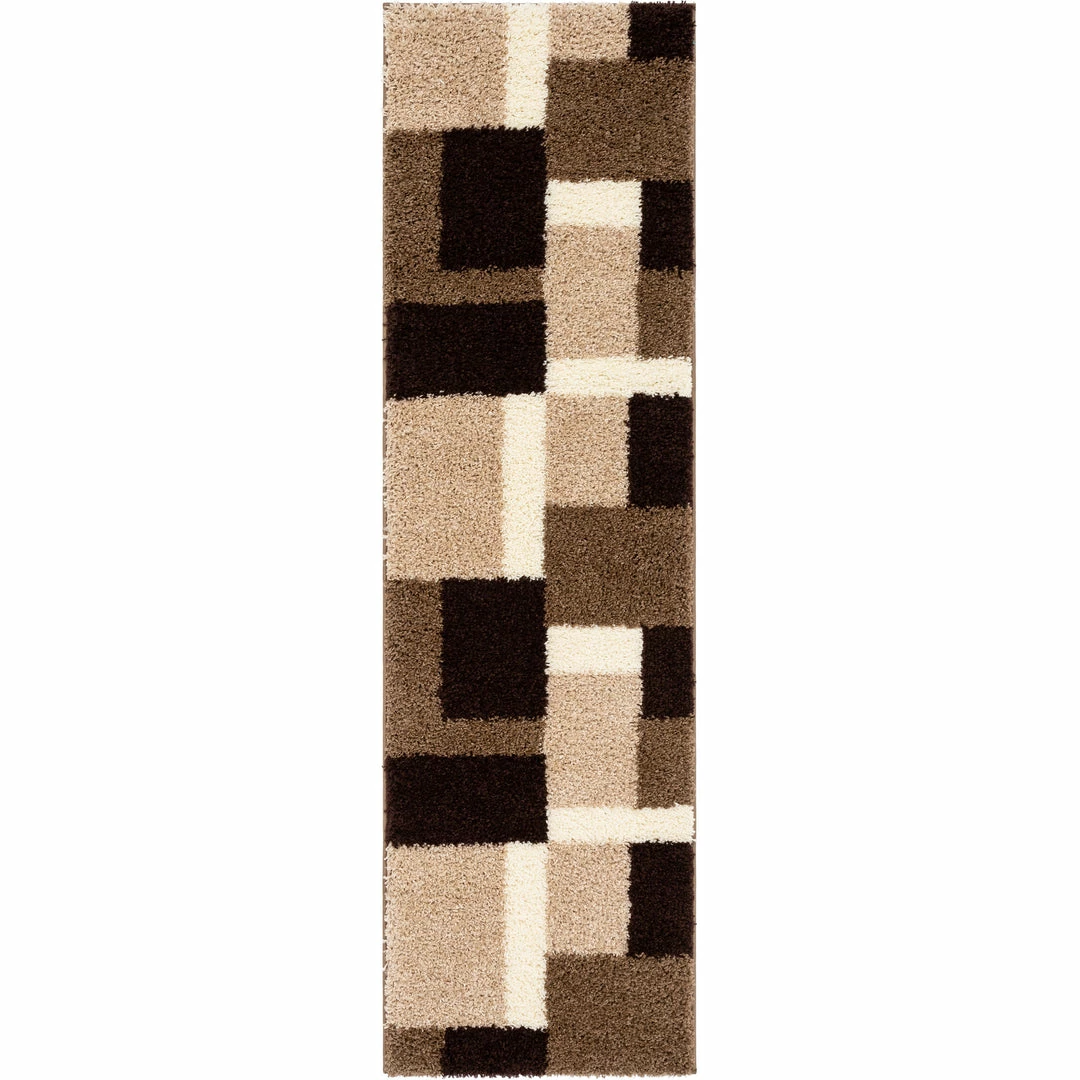 Well Woven Cubes Beige Brown Modern Geo Rug Geometric 6 Well Woven Cubes Beige Brown Modern Geo Rug Geometric