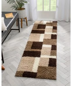 Well Woven Cubes Beige Brown Modern Geo Rug Geometric 15 Well Woven Cubes Beige Brown Modern Geo Rug Geometric