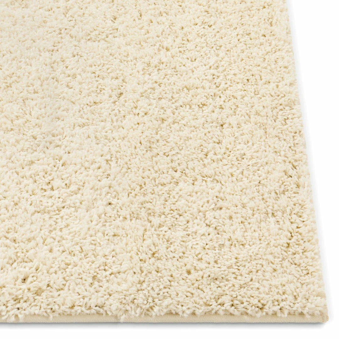 Well Woven Plain Vanilla Contemporary Rug Shag 4 Well Woven Plain Vanilla Contemporary Rug Shag