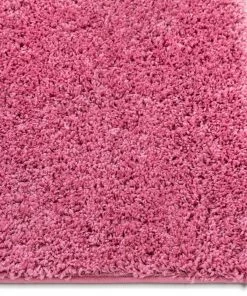 Well Woven Plain Fuchsia Modern Solid Rug 7'10" Round Pink