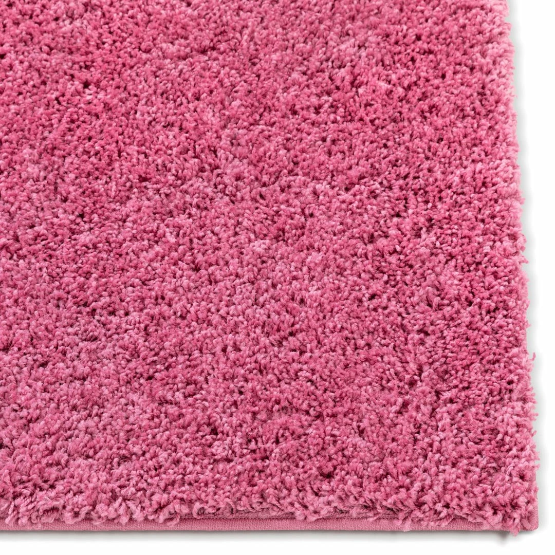 Well Woven Plain Fuchsia Modern Solid Rug 7'10" Round Pink 2 Well Woven Plain Fuchsia Modern Solid Rug 7'10" Round Pink