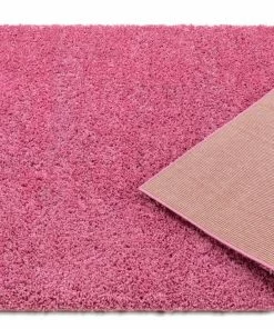 Well Woven Plain Fuchsia Modern Solid Rug 7'10" Round Pink 9 Well Woven Plain Fuchsia Modern Solid Rug 7'10