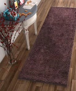 Well Woven Plain Coffee Bean Contemporary Rug