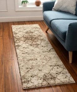 Well Woven Moroccan Lattice Vanilla Contemporary Rug