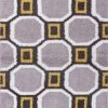 Well Woven Tiergarten Helix Grey Gold Modern Rug