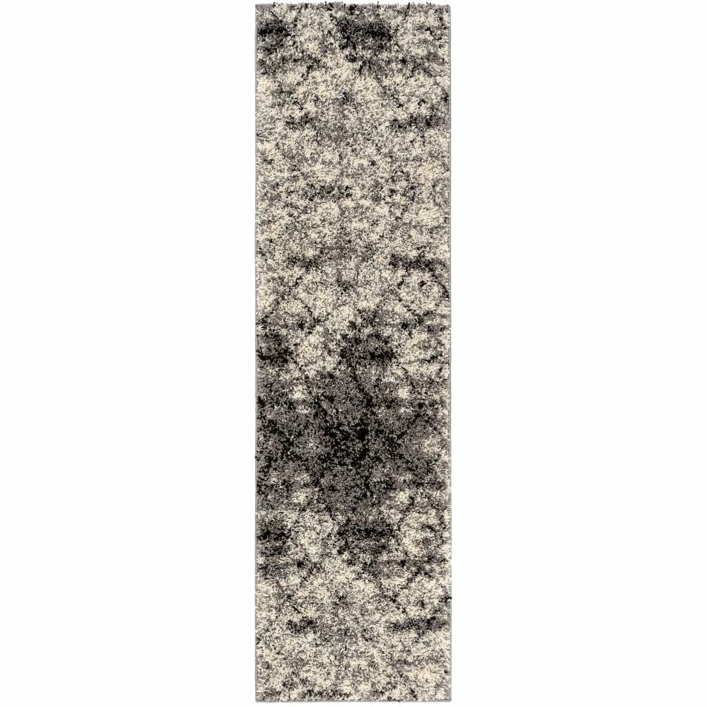 Well Woven Moroccan Lattice Grey Modern Rug 2'3" X 7'3" Runner 4 Well Woven Moroccan Lattice Grey Modern Rug 2'3" X 7'3" Runner