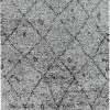 Well Woven Moroccan Lattice Grey Modern Rug 2'3" X 7'3" Runner
