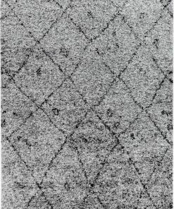 Well Woven Moroccan Lattice Grey Modern Rug 2'3" X 7'3" Runner