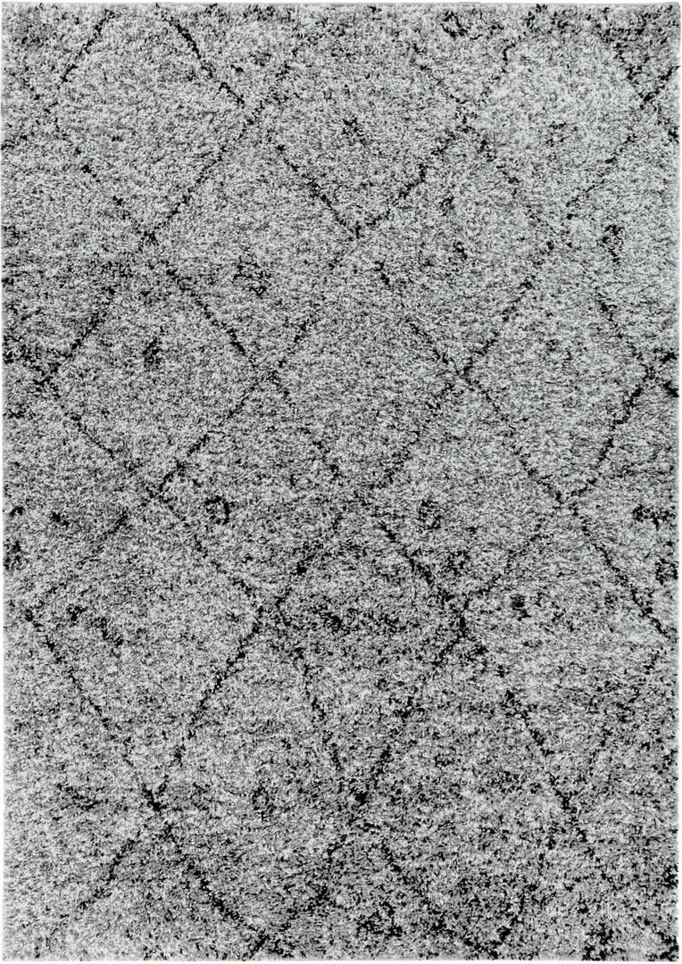 Well Woven Moroccan Lattice Grey Modern Rug 2'3" X 7'3" Runner 1 Well Woven Moroccan Lattice Grey Modern Rug 2'3" X 7'3" Runner