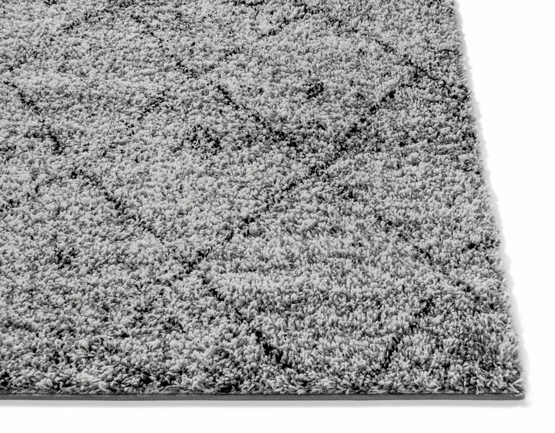 Well Woven Moroccan Lattice Grey Modern Rug 2'3" X 7'3" Runner 2 Well Woven Moroccan Lattice Grey Modern Rug 2'3" X 7'3" Runner