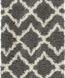Well Woven Linx Geometric Grey Modern Rug