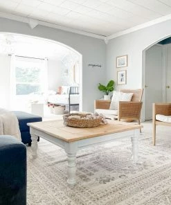 Well Woven Carina Tribal Medallion Beige Kilim-Style Rug