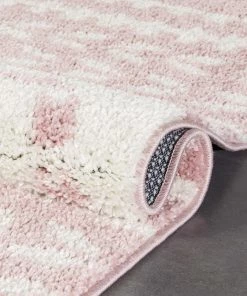 Well Woven Cossima Tribal Moroccan Pink Shag Rug 17 Well Woven Cossima Tribal Moroccan Pink Shag Rug