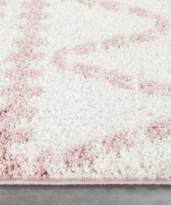 Well Woven Cossima Tribal Moroccan Pink Shag Rug 19 Well Woven Cossima Tribal Moroccan Pink Shag Rug