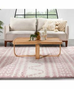 Well Woven Cossima Tribal Moroccan Pink Shag Rug 21 Well Woven Cossima Tribal Moroccan Pink Shag Rug
