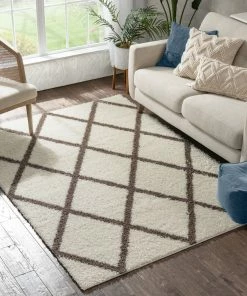 Well Woven Cole Ivory Modern Rug