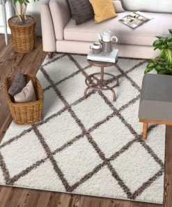 Well Woven Cole Ivory Modern Rug