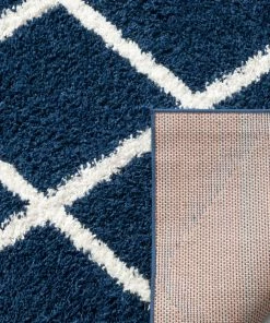Well Woven Tribal Cole Blue Modern Rug