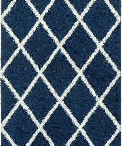 Well Woven Tribal Cole Blue Modern Rug