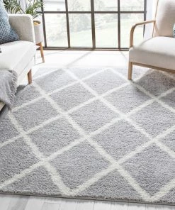 Well Woven Cole Light Grey Modern Rug