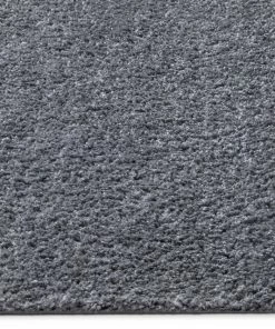 Well Woven Shag Piper Dark Grey Modern Rug