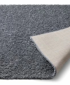 Well Woven Shag Piper Dark Grey Modern Rug