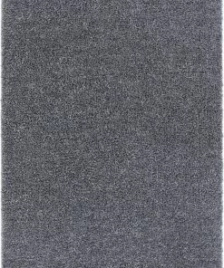 Well Woven Shag Piper Dark Grey Modern Rug