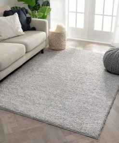Well Woven Piper Soft Grey Modern Rug