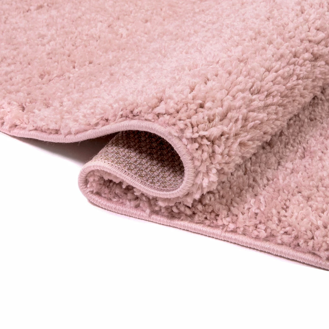 Well Woven Piper Solid Pink Shag Rug 7 Well Woven Piper Solid Pink Shag Rug