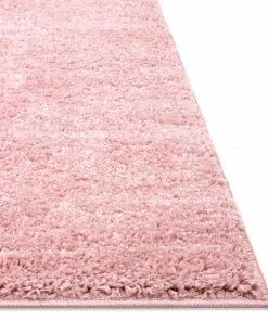 Well Woven Piper Solid Pink Shag Rug 9 Well Woven Piper Solid Pink Shag Rug
