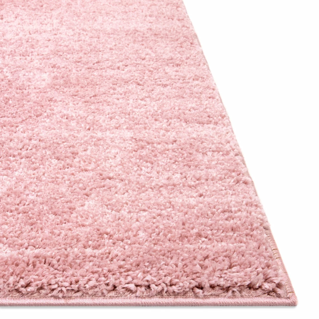 Well Woven Piper Solid Pink Shag Rug 3 Well Woven Piper Solid Pink Shag Rug