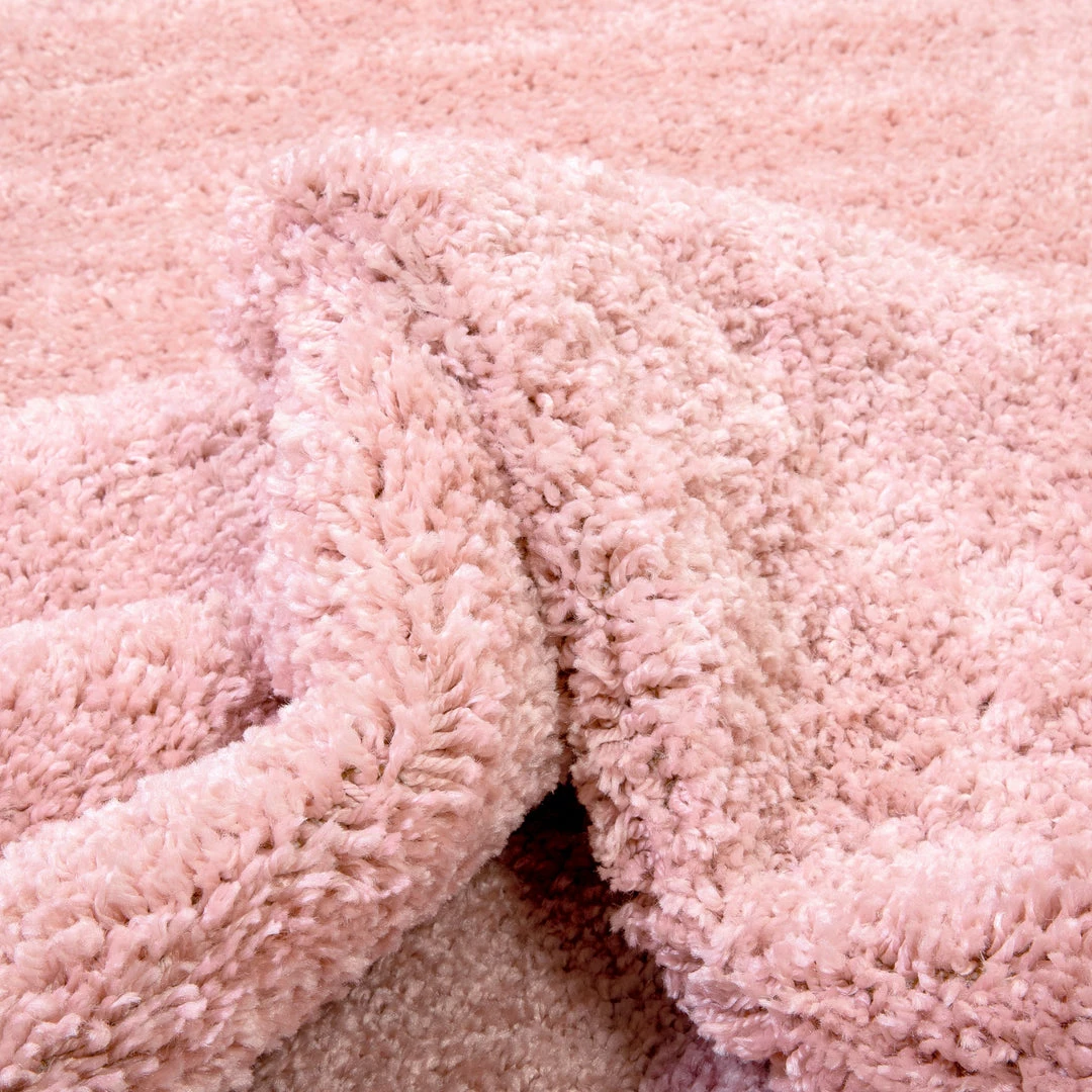 Well Woven Piper Solid Pink Shag Rug 4 Well Woven Piper Solid Pink Shag Rug