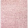 Well Woven Piper Solid Pink Shag Rug