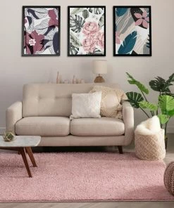 Well Woven Piper Solid Pink Shag Rug 11 Well Woven Piper Solid Pink Shag Rug