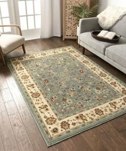 Well Woven Bijar Classic Blue Traditional Rug
