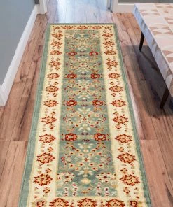 Well Woven Bijar Classic Blue Traditional Rug