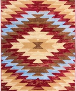 Well Woven Alamo Southwestern Red Southwestern Rug Global