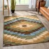 Well Woven Alamo Southwestern Blue Southwestern Rug