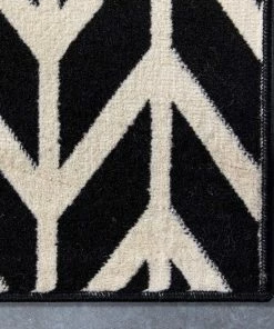 Well Woven Bourban Chevron Black Modern Rug 16 Well Woven Bourban Chevron Black Modern Rug